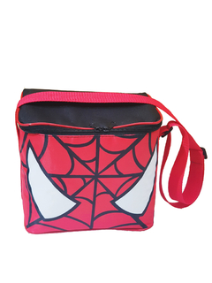 Mochila + Lancheira Térmica + Nécessaire estojo Homem Aranha lembrancinha  para festa infantil