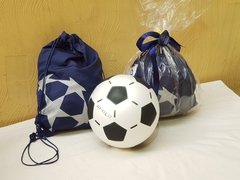 Kit futebol sacochila e bola lembrancinha para festa de aniversário - loja online