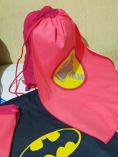 Mochila saco com capa lembrancinha para festa de aniversário - loja online