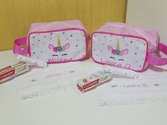 Kit higiene personalizado no tema unicórnio lembrancinha para festa infantil - comprar online