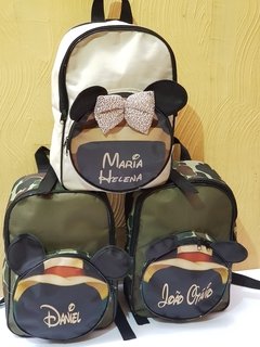 Mochila Mickey e Minnie Safari lembrancinha para festa de aniversário - comprar online