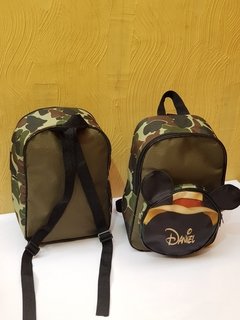 Mochila Mickey e Minnie Safari lembrancinha para festa de aniversário