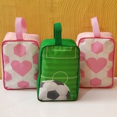 Porta Chuteira tema futebol lembrancinha para festa infantil