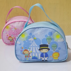 Necessaire meia lua tema Circo lembrancinhas para festa infantil - Festa das Lembrancinhas