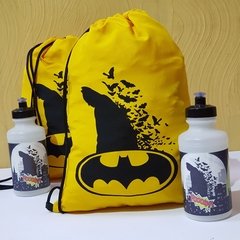 Kit lembrancinha mochila + squeeze personalizado Lembrancinha para festa infantil