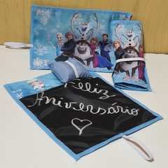 Lousinha dobrável frozen lembrancinha para festa infantil