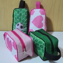 necessaire estojo futebol lembrancinha para festa infantil - Festa das Lembrancinhas