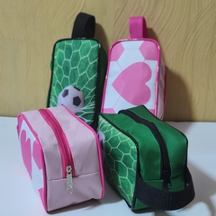 necessaire estojo futebol lembrancinha para festa infantil - loja online