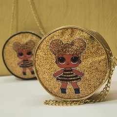 Bolsa de Glitter com alça de corrente - Lembrancinha tema LOL - comprar online