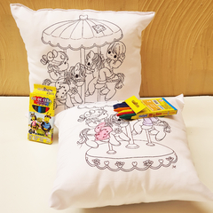 Almofada para colorir lembrancinha para festa infantil - loja online