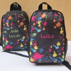 Mochila no tema Neon  lembrancinha para festa de aniversário - comprar online