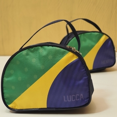 Nescessaire meia lua Brasil lembrancinha ou brinde personalizado e copa do mundo - comprar online