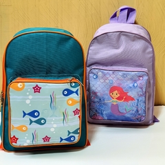 Mochila com bolso serreia lembrancinha para festa de aniversário - Festa das Lembrancinhas