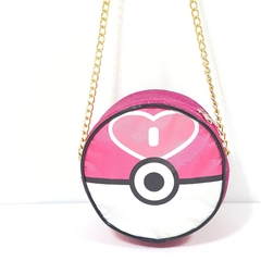 Bolsa de Glitter com alça de corrente Pokemon lembrancinha para festa de aniversário na internet