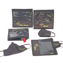 Kit personalizado nécessaire usei e vou usar máscaras + máscara personalizada - loja online