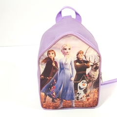 Mochila em formato casinha tema Frozen lembrancinha para festa de aniversário