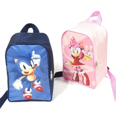 Mochila Sonic lembrancinha para festa de aniversário na internet