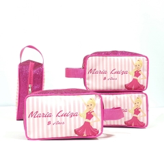 Necessaire com glitter - lembrancinha Barbie lembrancinha para festa infantil - comprar online