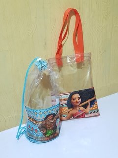 Sacola ou Mochila de Praia lembrancinha para festa infantil