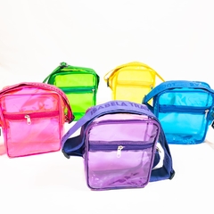 Shoulder Bag PVC Neon para lembrancinhas - Festa das Lembrancinhas