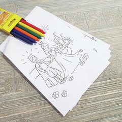 kit bloquinho para colorir lembrancinha para festa infantil