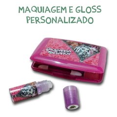 Kit maquiagem com gloss personalizado lembrancinha para festa infantil - comprar online