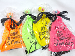 Sacochila Neon lembrancinha para festa de aniversário - comprar online