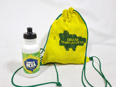 Kit lembrancinha mochila + squeeze personalizado Brindes e Lembrancinhas Copa do Mundo Brasil