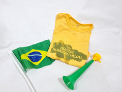 Kit torcedor uniformizado - Brinde e lembrancinhas para a copa do Mundo Brasil - loja online