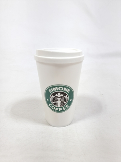 Copo personalizado estilo Starbucks para brindes e lembrancinhas