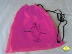 Mochila saco com impressão simples lembrancinha para festa de aniversário - comprar online