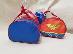 Necessaire meia lua liga da justiça lembrancinha para festa infantil - comprar online