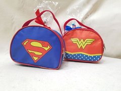 Necessaire meia lua liga da justiça lembrancinha para festa infantil - Festa das Lembrancinhas