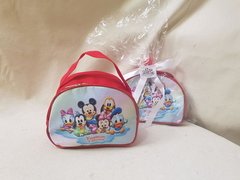 Necessaire meia lua Turma do Mickey Baby lembrancinha para festa infantil