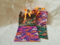 Necessaire roupa molhada Dinossauro lembrancinha para festa infantil - Festa das Lembrancinhas