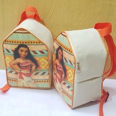 Mochila em formato casinha tema Moana lembrancinha para festa de aniversário na internet