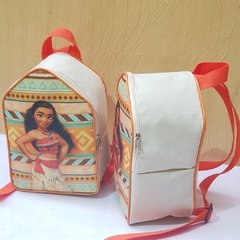 Mochila em formato casinha tema Moana lembrancinha para festa de aniversário na internet