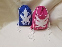 Sacochila Power Rangers lembrancinha para festa infantil - loja online