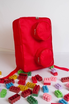 Mochila Lego lembrancinha para festa infantil - Festa das Lembrancinhas