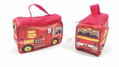 Necessaire estojo caminhão de bombeiro lembrancinha para festa infantil - Festa das Lembrancinhas