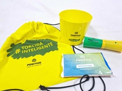 Kit pipoca torcedor - brinde para Copa do mundo e lembrancinhas tema Brasil