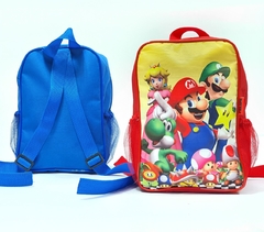 Mochila no tema Super Mario para lembrancinha na internet