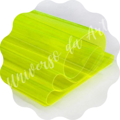 Plastico cristal 0.40 - Amarelo