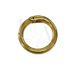 Argola articulada 3 cm - Dourado Cataforético - comprar online