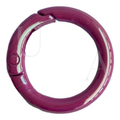 Argola articulada 2,5 cm furta cor - Pink