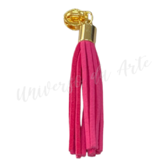 CURSOR TASSEL EM CAMURÇA 9 CM - PINK