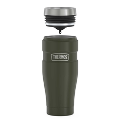 Caneca Térmica Fuji Verde Militar 470ml - THERMOS - NS Facas