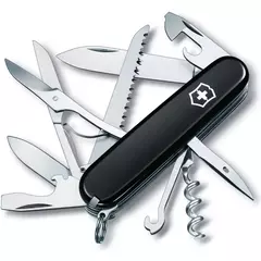 CANIVETE SWISS HUNTSMAN BLACK- VICTORINOX