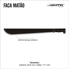 FACÃO MATÃO NTK PARA AGRO E TRILHAS - NS Facas