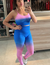 CONJUNTO FITNESS EMPINA BUMBUM AZUL E ROSA - comprar online